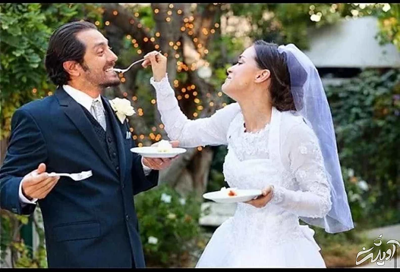 عکس لو رفته ازدواج بهرام رادان با زن آمریکایی ! - عروس خانم خارجی کیست ؟!